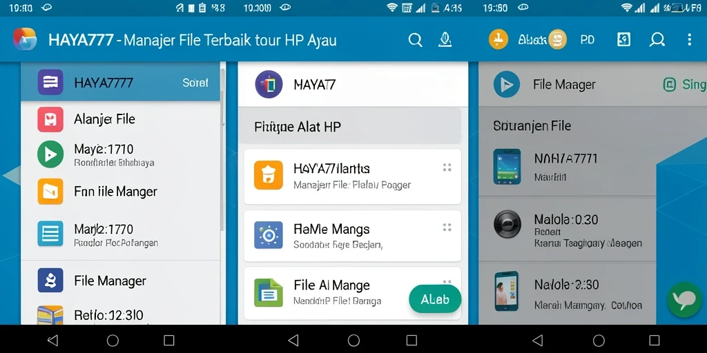 Antarmuka HAYA777 yang sederhana dan mudah digunakan untuk manajemen file.