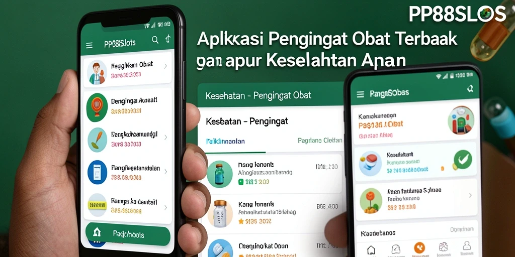Tampilan antarmuka pengingat obat PP88SLOTS yang mudah digunakan.